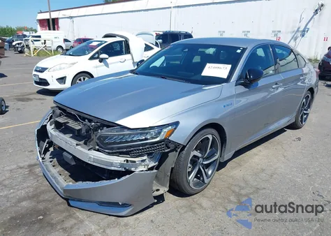 2022 Honda Accord Hybrid Sport from USA, damaged, VIN 1HGCV3F22NA025266